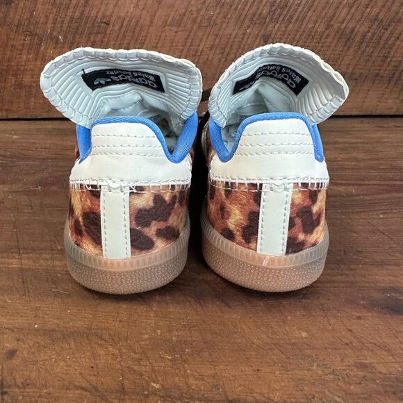 Adidas x Wales Bonner Samba Pony Sneaker Leopard Print Men's 9 Women's 10 - Picture 3 of 14